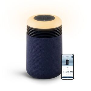 Open Box - Blueair -  Mini Restful Air purifier and Sunrise Cloc Blue